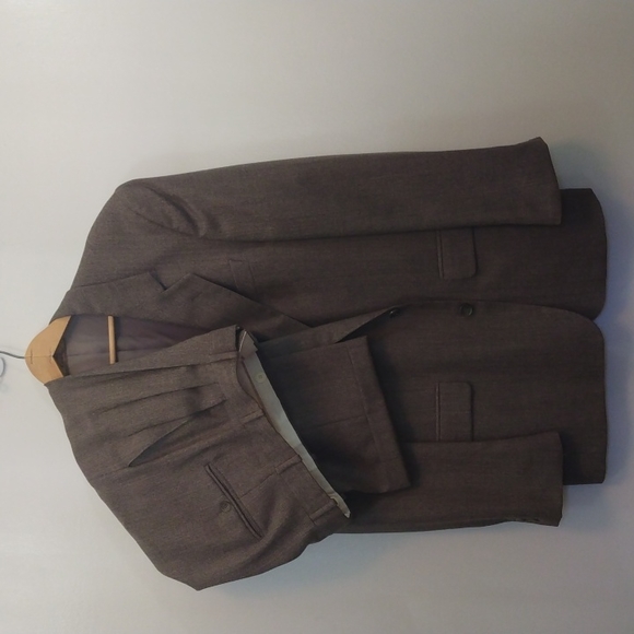 Cellini Linea Uomo Brown Wool Suit 40R - Picture 3 of 15